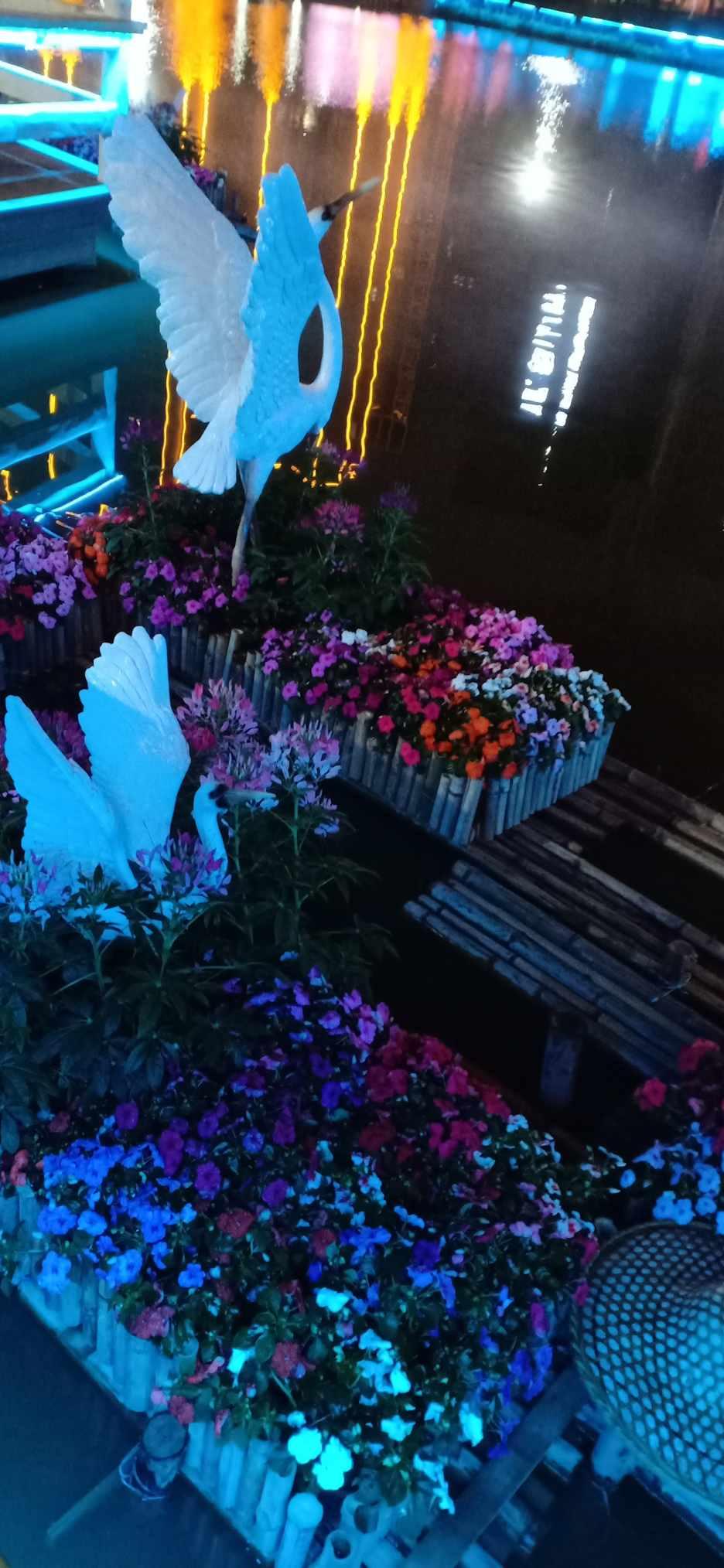 拥堵的停车场